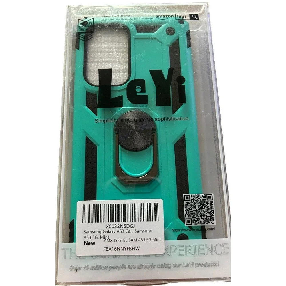 Leyi For Samsung Galaxy A53 5G Phone Case w/Kickstand